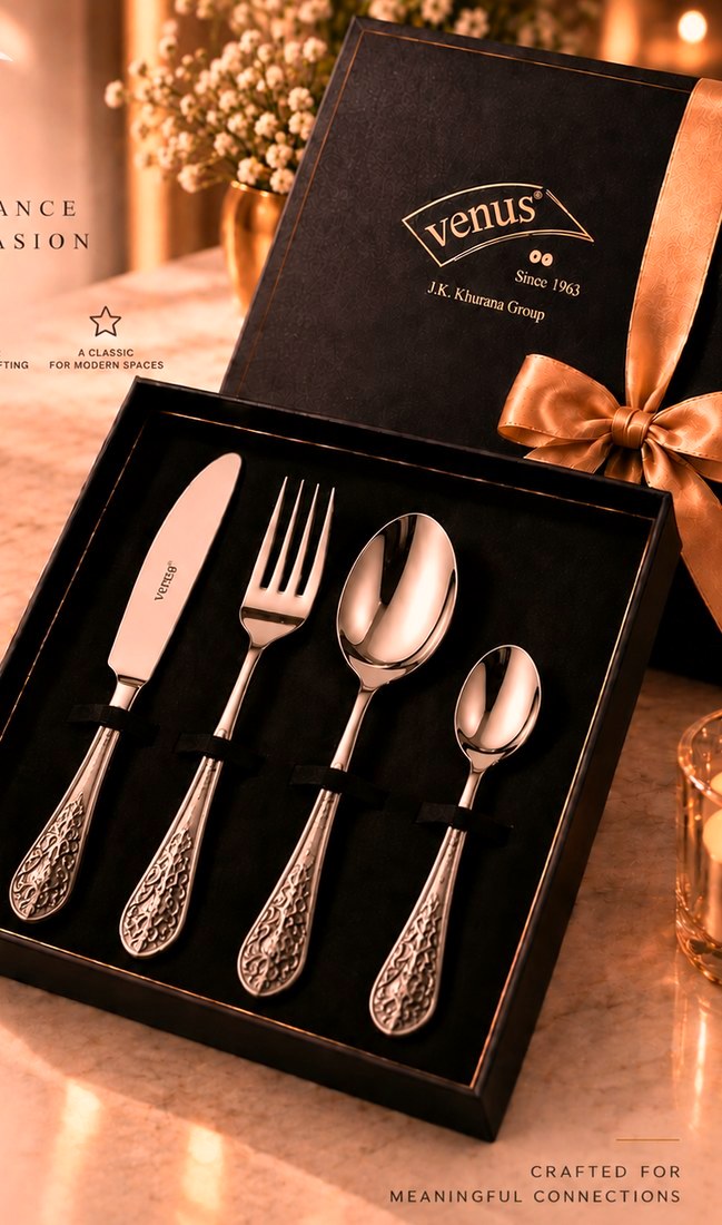 Venus Orion Cutlery Set — Rose Gold